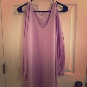 Tobi lavender dress, open arms, size small